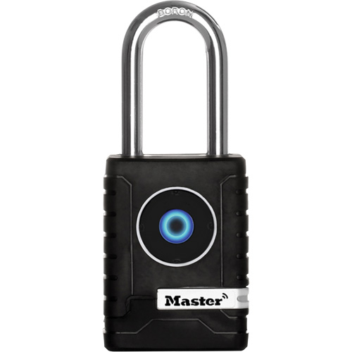 Outdoor Bluetooth&reg; Padlock, Thermoplastic, 2-7/32" Width, Battery Included Oxymax Inc