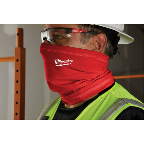 Multi-Functional Neck Gaiter, Red, Polyester Oxymax Inc