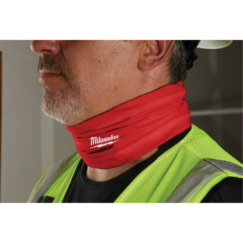 Multi-Functional Neck Gaiter, Red, Polyester Oxymax Inc