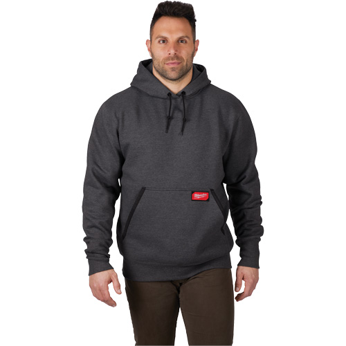 Chandail &agrave; capuchon lourd, Hommes, Petit, Gris Oxymax Inc