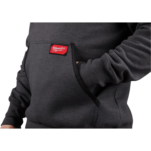 Chandail &agrave; capuchon lourd, Hommes, Petit, Gris Oxymax Inc