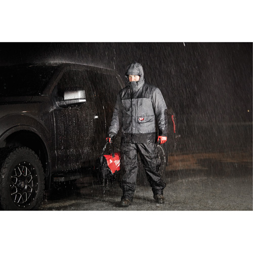 Hydrobreak Rainshell Jacket, Men's, 3X-Large, Grey Oxymax Inc