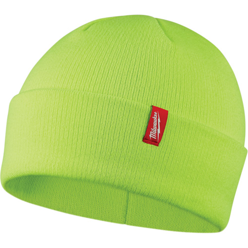 High-Visbility Cuffed Beanie, One Size, Green Oxymax Inc