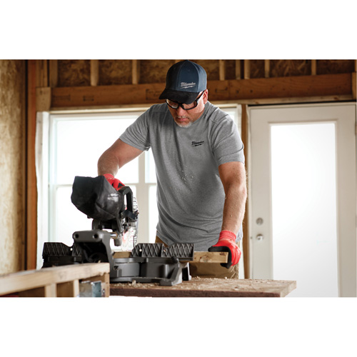 T-shirt de travail hybride, Hommes, Petit, Gris Oxymax Inc