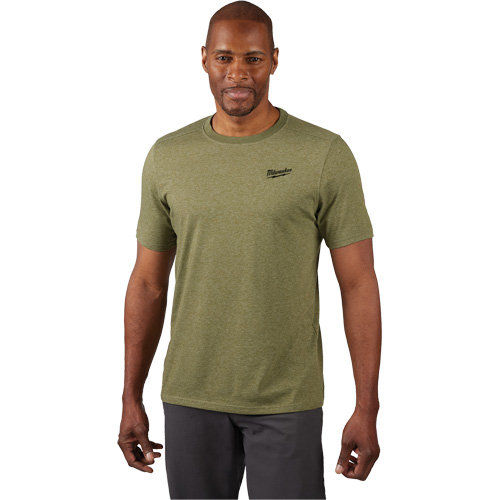 T-shirt de travail hybride, Hommes, Petit, Vert Oxymax Inc
