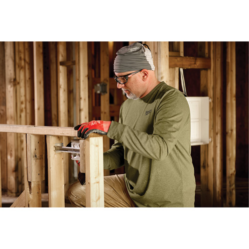 T-shirt de travail hybride, Hommes, Petit, Vert Oxymax Inc