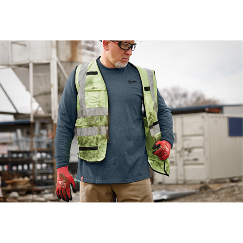 T-shirt de travail hybride, Hommes, Petit, Bleu Oxymax Inc
