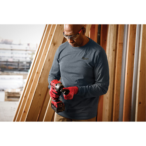 T-shirt de travail hybride, Hommes, Petit, Bleu Oxymax Inc