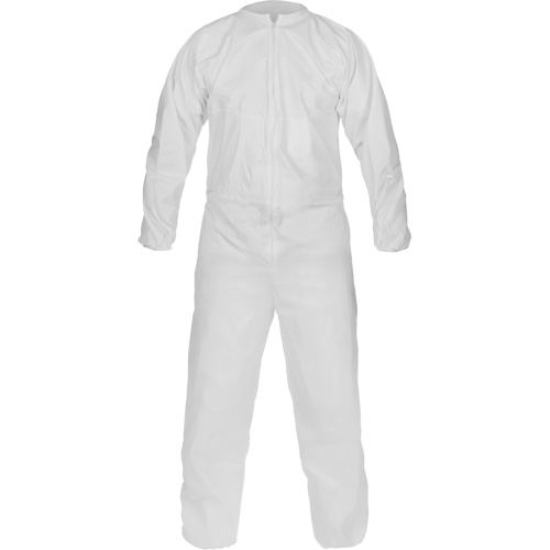 CleanMax&reg; Clean Manufactured Non-Sterile Coverall, Medium, White, Microporous Oxymax Inc