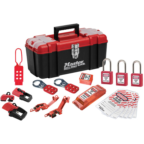 Trousse de cadenassage avec serrures en thermoplastique Zenex, Ensemble &eacute;lectrique, 20 composants compris Oxymax Inc