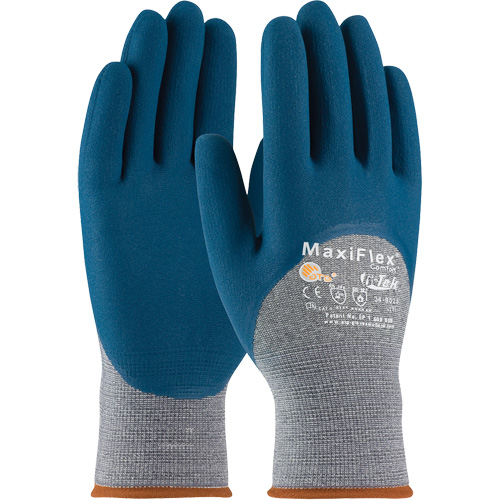 Gants en tricot sans couture ATG MaxiFlex Comfort, Grand, R&ecirc;vetement Nitrile, Calibre 15, Enveloppe en Nylon Oxymax Inc