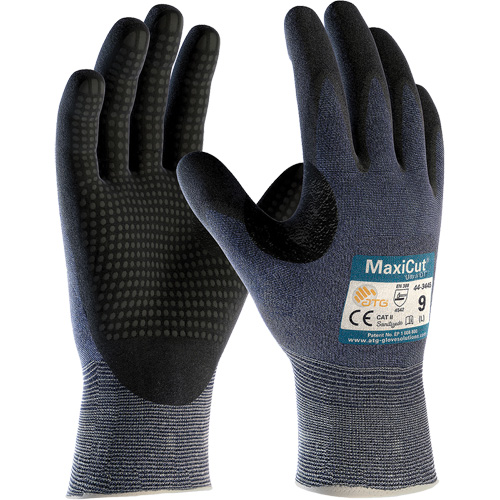 Gants ATG MaxiCut Ultra DT, Taille Grand, Calibre 15, Rev&ecirc;tement Nitrile, Enveloppe en Fil technique, ASTM ANSI niveau A3/EN 388 niveau 5/EN 388 niveau C Oxymax Inc