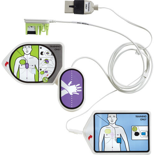Trousse de formation et d&eacute;monstration RCR Uni-Padz, Zoll AED 3 Pour, Non m&eacute;dical Oxymax Inc