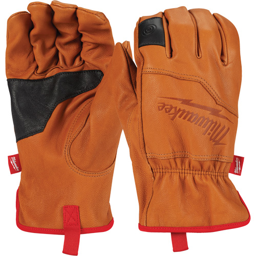Leather Gloves, Small, Grain Goatskin Palm Oxymax Inc
