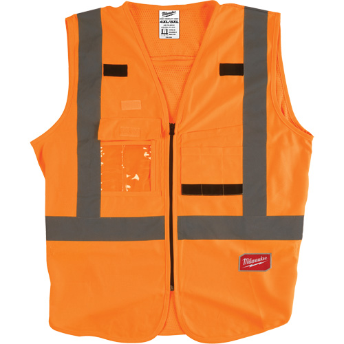 Veste de s&eacute;curit&eacute;, Orange haute visibilit&eacute;, 4T-Grand/5T-Grand Oxymax Inc