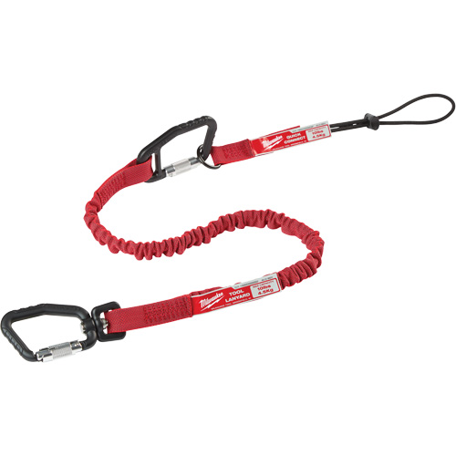 Longe verrouillable pour outils &agrave; connexion rapide, Tendeur, Mousqueton/boucle Oxymax Inc