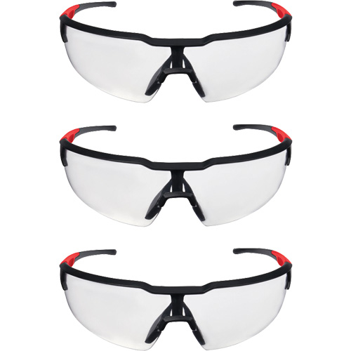 Safety Glasses, Clear Lens, Anti-Scratch, ANSI Z87+/Meets/Exceeds CSA Z94.3 Oxymax Inc