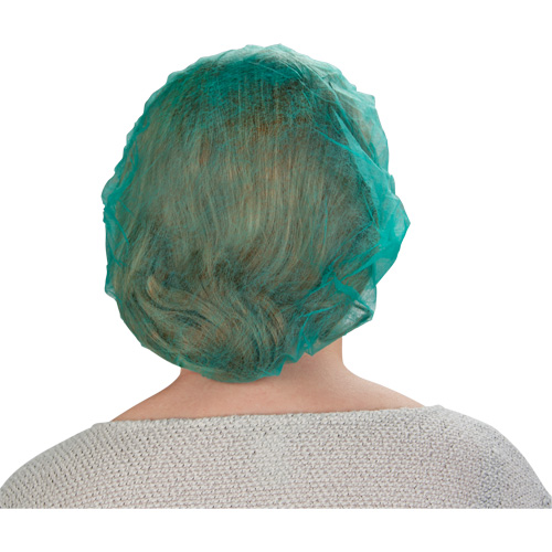 Bonnets bouffants, Polypropyl&egrave;ne, 24", Vert Oxymax Inc