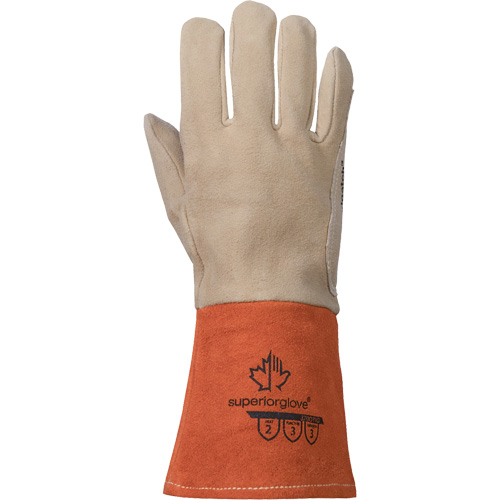 TIG Welding Gloves, Grain Deerskin, Size Medium Oxymax Inc