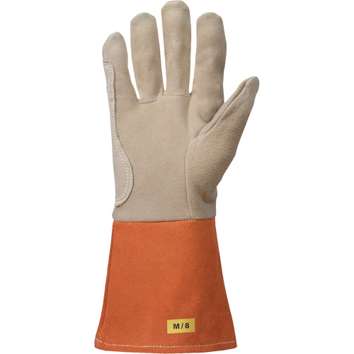TIG Welding Gloves, Grain Deerskin, Size Medium Oxymax Inc