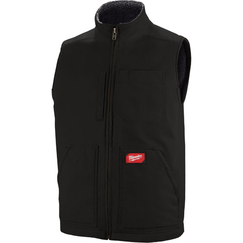 Veste doubl&eacute;e en sherpa ultra-r&eacute;sistante, Hommes, Petit, Noir Oxymax Inc