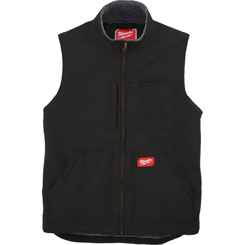 Veste doubl&eacute;e en sherpa ultra-r&eacute;sistante, Hommes, Petit, Noir Oxymax Inc