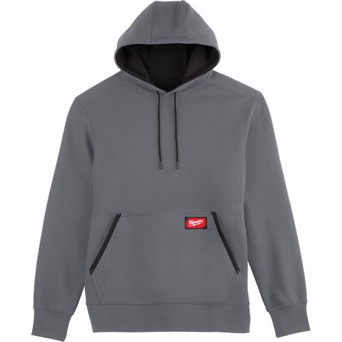 Chandail &agrave; capuchon d&eacute;paisseur moyenne, Hommes, Petit, Gris Oxymax Inc