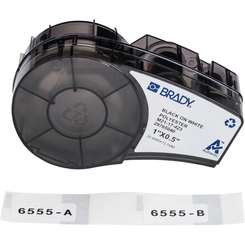 Harsh Environment Multi-Purpose Labels with Ribbon, Black Oxymax Inc