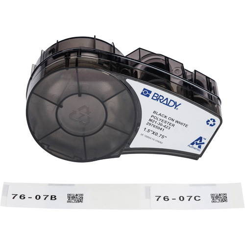 Harsh Environment Multi-Purpose Labels with Ribbon, Black Oxymax Inc