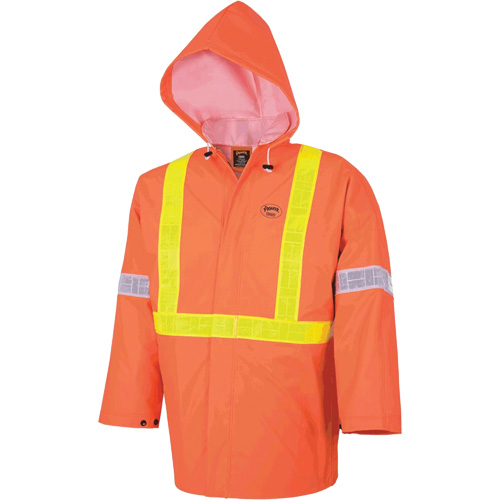 R85 Ensemble imperm&eacute;able de s&eacute;curit&eacute; 3 pi&egrave;ces ignifuge Element FR, Petit, Orange haute visibilit&eacute; Oxymax Inc