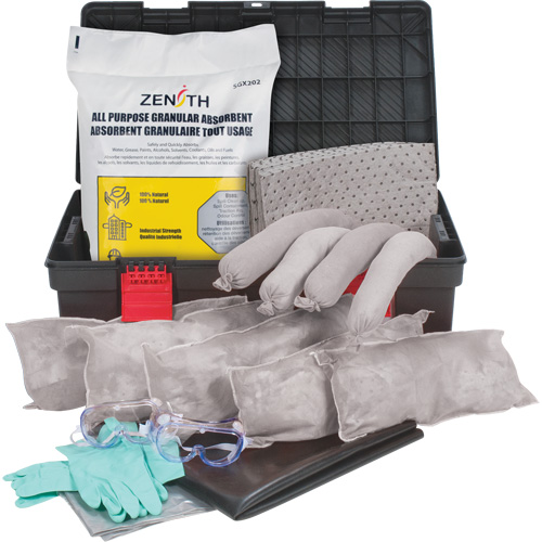 Tool Box Spill Kit, Universal, Bin, 31 US gal. Absorbancy Oxymax Inc