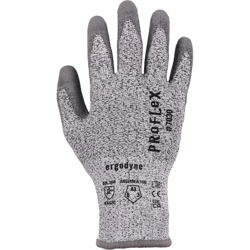 ProFlex 7030 Cut-Resistant Gloves, Size Small, 13 Gauge, Polyurethane Coated, Nylon/HPPE/Spandex Shell, ASTM ANSI Level A3/EN 388 Level C Oxymax Inc