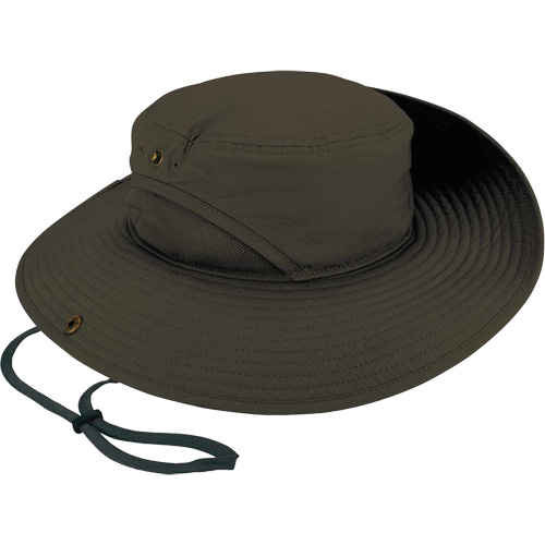 Chapeau l&eacute;ger de forestier Chill-Its 8936 avec panneau en maille, Vert Oxymax Inc