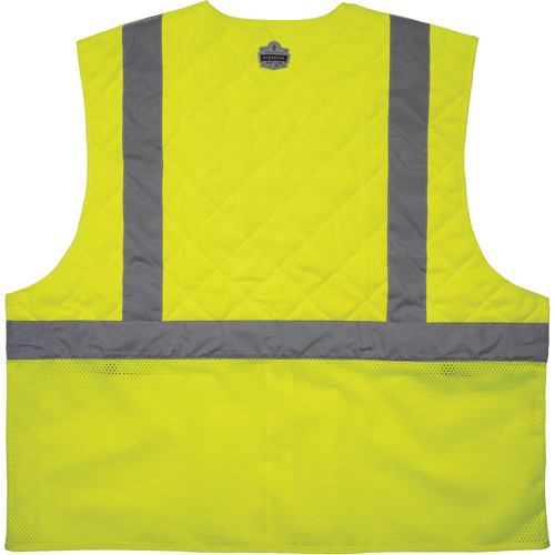 Veste de s&eacute;curit&eacute; refroidissante Chill-Its 6668, Petit, Jaune lime haute visibilit&eacute; Oxymax Inc