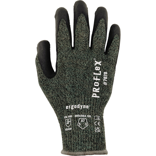 Gants enduit de nitrile r&eacute;sistant &agrave; la coupe ProFlex 7070, Taille Petit, Calibre 13, Rev&ecirc;tement Nitrile, Enveloppe en Aramide, ASTM ANSI niveau A7/EN 388 niveau F Oxymax Inc
