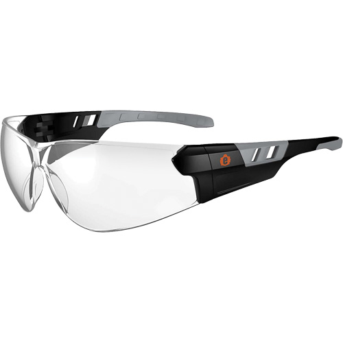 Skullerz SAGA Frameless Safety Glasses, Clear Lens, Anti-Fog/Anti-Scratch, ANSI Z87+/Meets/Exceeds CSA Z94.3 Oxymax Inc
