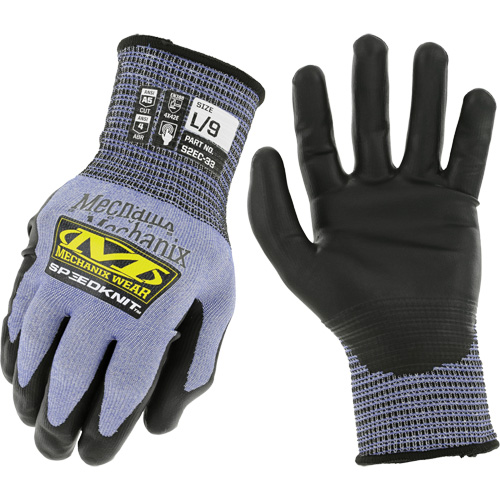 Gants r&eacute;sistants aux coupures SpeeKnit S2EC33, Taille Petit/7, Calibre 18, Rev&ecirc;tement Ur&eacute;thane, Enveloppe en PEHP/Tungst&egrave;ne, ASTM ANSI niveau A5/EN 388 niveau D Oxymax Inc