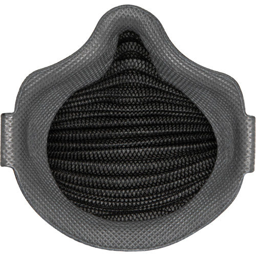 Masques jetables AirWave de la s&eacute;rie M noirs avec SmartStrap et bride compl&egrave;te en mousse, N95, Certifi&eacute; NIOSH, Petit Oxymax Inc