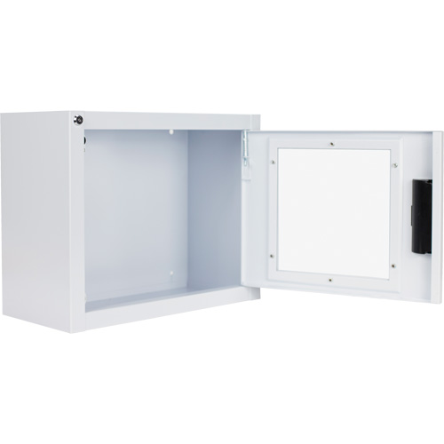 Armoire compacte standard pour DEA avec alarme, Philips/Defibtech/Heartsine Pour, Non m&eacute;dical Oxymax Inc