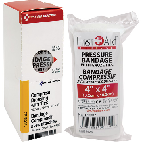 Recharge de bandages compressifs avec attaches SmartCompliance, 4" lo x 4" la Oxymax Inc