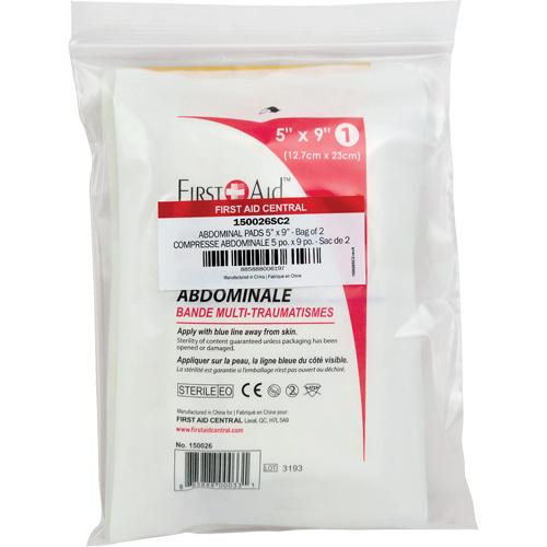 Recharge tampons pour trauma abdominal SmartCompliance Oxymax Inc
