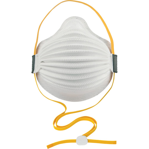 Respirateur AirWave jetable avec SmartStrap et garniture d'&eacute;tanch&eacute;it&eacute; int&eacute;grale en mousse, P95, Certifi&eacute; NIOSH, Moyen/grand Oxymax Inc