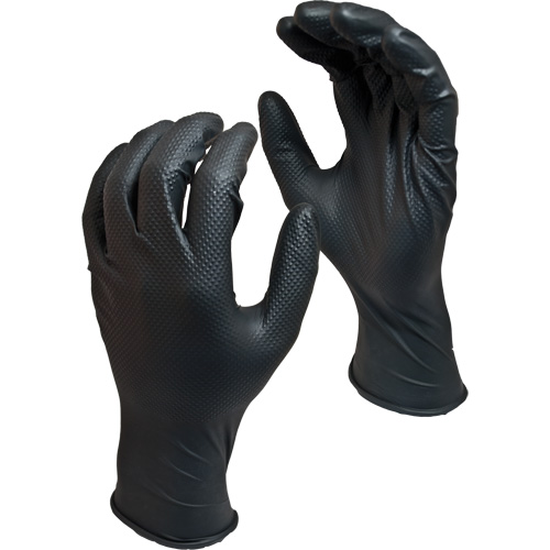 Green Monkey Biodegradable Disposable Gloves, Small, Nitrile, 8-mil, Powder-Free, Black Oxymax Inc