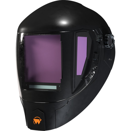ArcOne&reg; Orbit Welding Helmet, 6" L x 4" W View Area, 3 - 13 Shade Range, Black Oxymax Inc