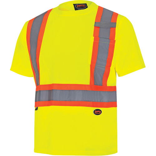 6991 Chandail de s&eacute;curit&eacute; en il-de-perdrix, Polyester, 3T-Grand, Jaune lime haute visibilit&eacute; Oxymax Inc