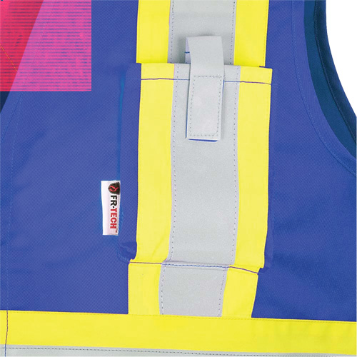 7730 FR-Tech&reg; Flame-Resistant Arc Safety Vest, Small, Royal Blue, 10 cal/cm² Oxymax Inc