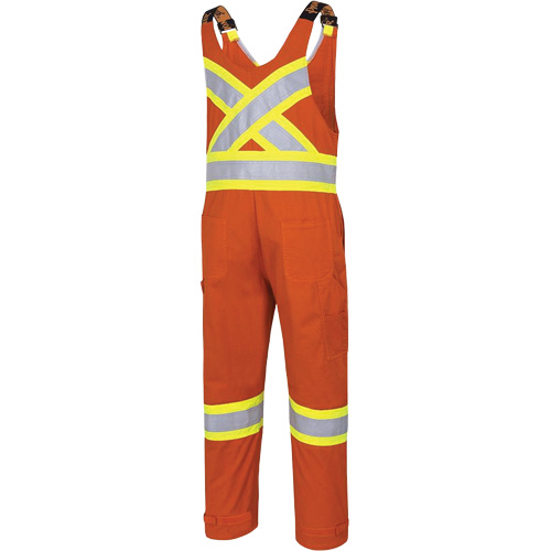 7712 FR-Tech&reg; Flame-Resistant Overalls, Small, High Visibility Orange Oxymax Inc
