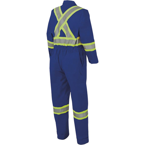 7706 Combinaison ignifuge FR-Tech avec fermetures &agrave; glissi&egrave;re aux jambes, Taille 36, Bleu royal, 9,7 cal/cm² Oxymax Inc