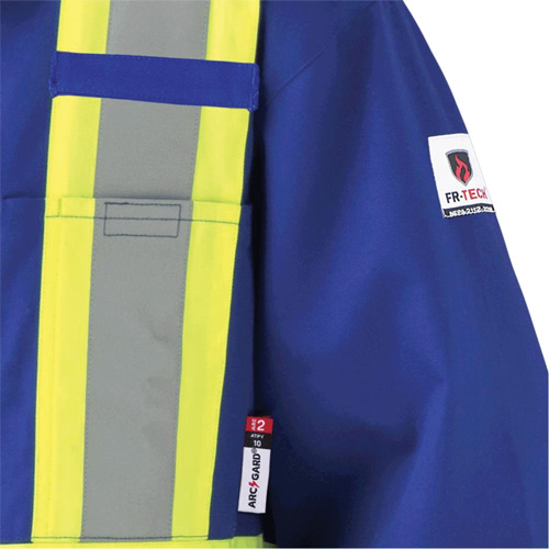 7706 Combinaison ignifuge FR-Tech avec fermetures &agrave; glissi&egrave;re aux jambes, Taille 36, Bleu royal, 9,7 cal/cm² Oxymax Inc