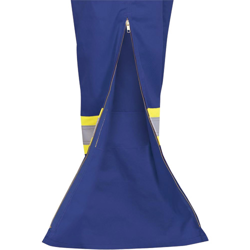 7706 Combinaison ignifuge FR-Tech avec fermetures &agrave; glissi&egrave;re aux jambes, Taille 36, Bleu royal, 9,7 cal/cm² Oxymax Inc